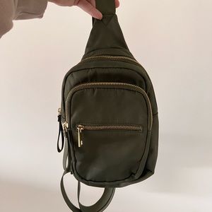 Olive Green Sling Bag